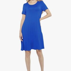 Lark & Ro Elegant Navy Midi Dress womens mdi dress sz xl nwt